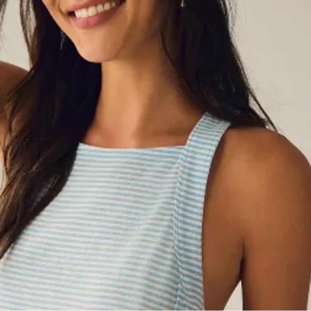 Anthropologie Pilcro Hankey-Hem Swing Tank Top View 3